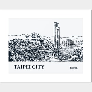 Taipei City - Taiwan Posters and Art